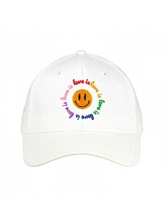 Gorra LOVE IS LOVE de Top Hats Bordada en el Frontal | Estilo Urbano Ajustable