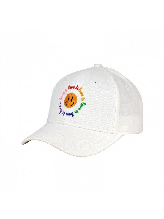 Gorra LOVE IS LOVE de Top Hats Bordada en el Frontal | Estilo Urbano Ajustable