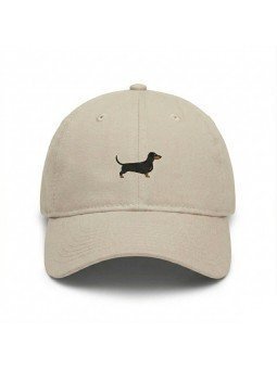Gorra Bordada con Perro Teckel Personalizado | Top Hats