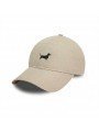 Gorra Bordada con Perro Teckel Personalizado | Top Hats