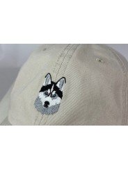 Top Hats | Gorra personalizada con bordado de perro Husky