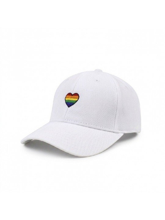 Gorra con Corazón LGTBI Bordado | Estilo Urbano Pride de Top Hats