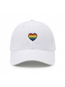 Gorra con Corazón LGTBI Bordado | Estilo Urbano Pride de Top Hats