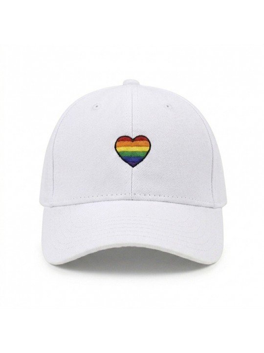LGBT Heart Embroidered Cap | Urban Pride Style by Top Hats