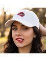 Gorra con Bordado de Labios Sensuales | Gorra de Frontal Rígido de Top Hats