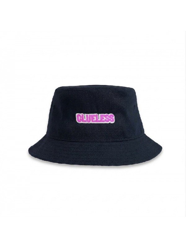 Sombrero bordado CLUELESS azul marino | Sombrero streetwear de poliéster reciclado