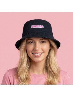 Sombrero bordado CLUELESS azul marino | Sombrero streetwear de poliéster reciclado