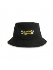 Growing Everyday Embroidered Hat | Floral Recycled Polyester Cap