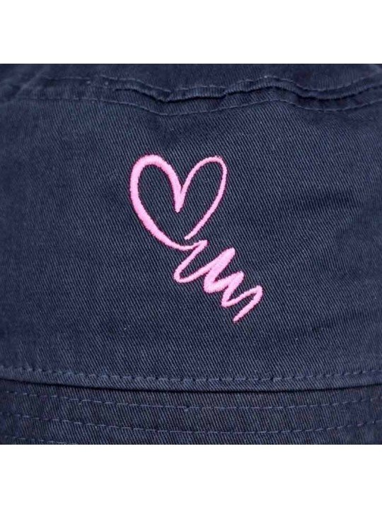 Heart & Border Embroidered Hat | Recycled Polyester Sustainable Cap