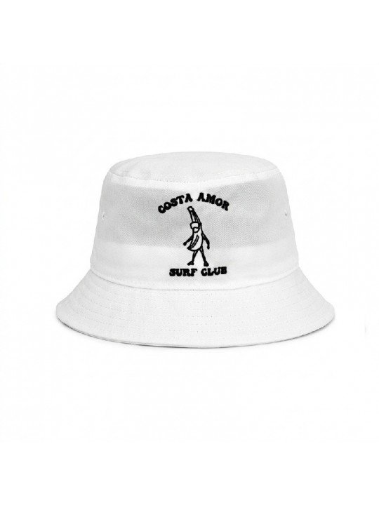 Sombrero bordado Costa Amor | Sombrero urbano con plátano surfista