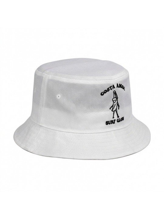 Sombrero bordado Costa Amor | Sombrero urbano con plátano surfista