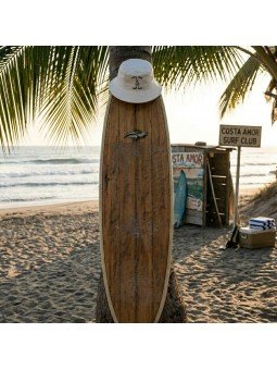 Sombrero bordado Costa Amor | Sombrero urbano con plátano surfista