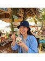 Bucket hat with ICE CREAM Embroidered design