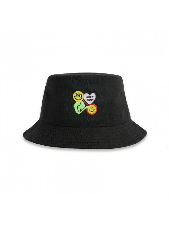Sombrero Bordado con Pines | sombrero Streetwear Única con Detalles Frontales