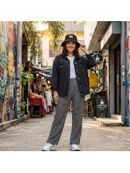 Sombrero Bordado con Pines | sombrero Streetwear Única con Detalles Frontales