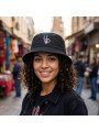 Sombrero de Poliéster Reciclado | Gorra Streetwear con Bordado de Manos de Huesos