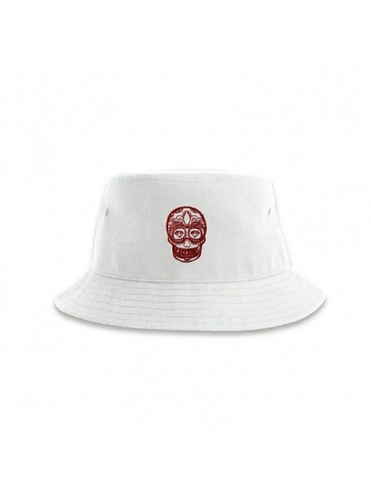 Sombrero Bordado con Calavera Mexicana | sombrero Streetwear Día de Muertos – 2 Colores