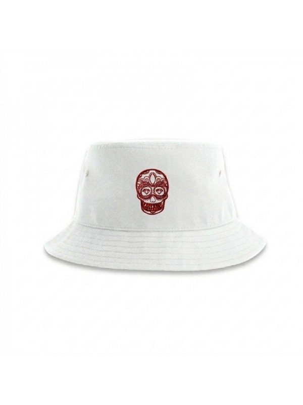 Sombrero Bordado con Calavera Mexicana | sombrero Streetwear Día de Muertos – 2 Colores