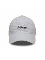 Gorra Bordada I Love You Top Hats | Gorra Ajustable de Corona Blanda