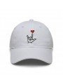 Top Hats White I Love You Hand Gesture Cap | Soft Crown Hat