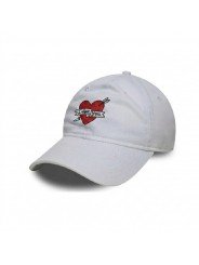 Gorra Bordada Corazón con Flecha Top Hats | Gorra Ajustable de Corona Blanda