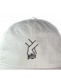 Top Hats Crossed Hands Embroidered Cap | embroidery top hats cap