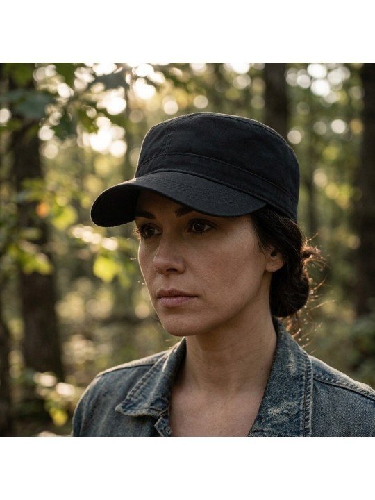 Atlantis Uniform Military Style Cap with Velcro Closure | Adjustable Cap
