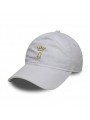 Set de gorras Top Hats King & Queen | Gorras de corona blanda pareja K Q
