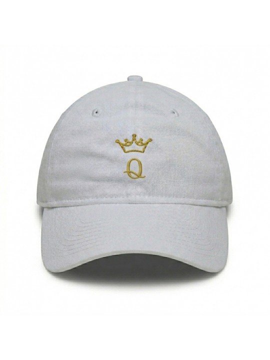 Top Hats King & Queen Caps Set | Couple Soft Crown Hats K Q