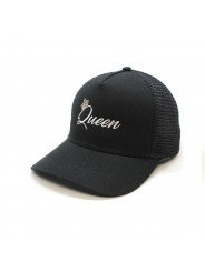 Gorra de rejilla QUEEN de Top Hats – gorra tipo trucker transpirable con bordado