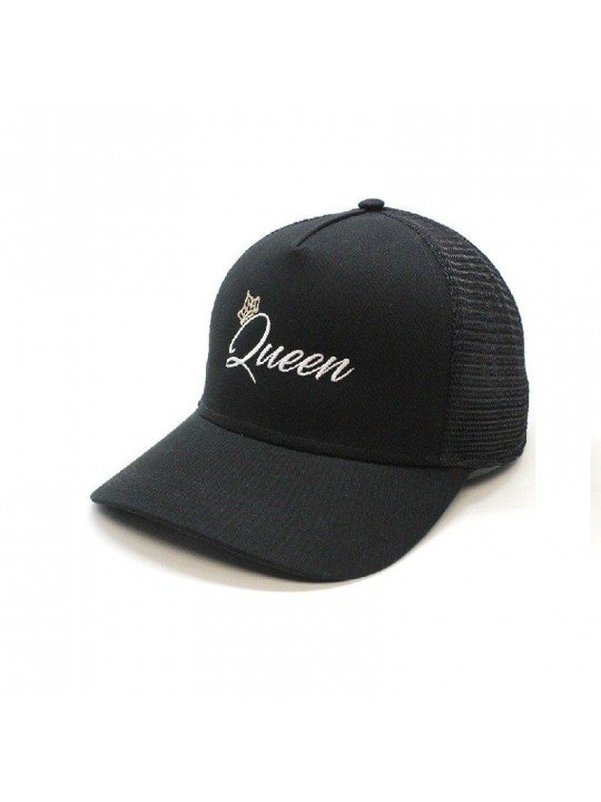 Gorra de rejilla QUEEN de Top Hats – gorra tipo trucker transpirable con bordado