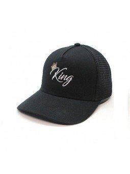 Gorra KING bordada de Top Hats – gorra trucker de rejilla estilo urbano