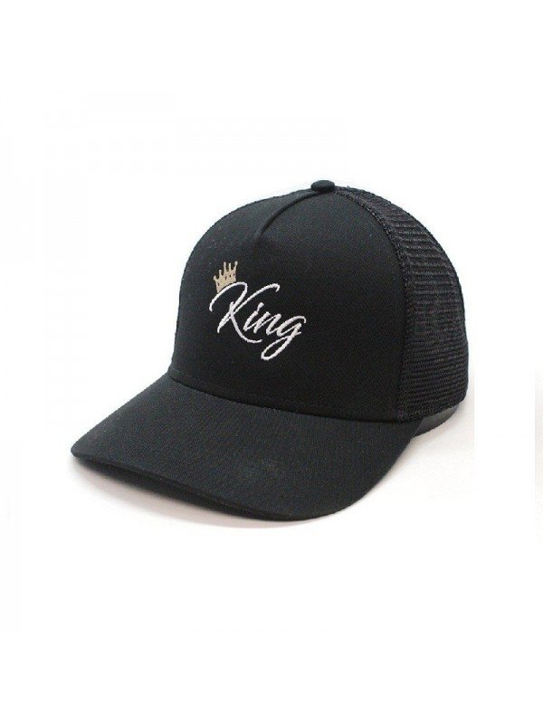 Top Hats KING Embroidered Cap – Urban Style Mesh Trucker Hat