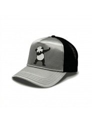 Rapper Satin PANDA DANCING Trucker Cap | Top Hats