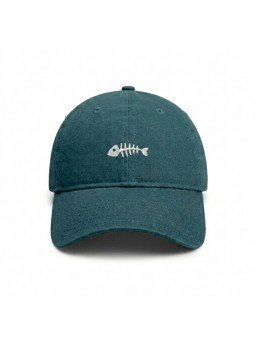 Gorra Top Hats con Espina de Pez Bordada | Corona Blanda Minimalista