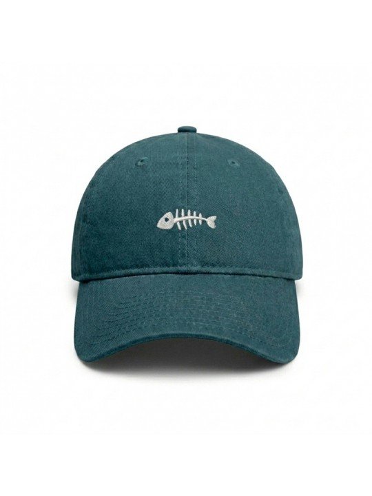 Gorra Top Hats con Espina de Pez Bordada | Corona Blanda Minimalista