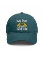 TWO DADS ARE BETTER THAN ONE Embroidered Cap | Adjustable Hat