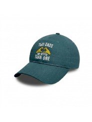 TWO DADS ARE BETTER THAN ONE Embroidered Cap | Adjustable Hat