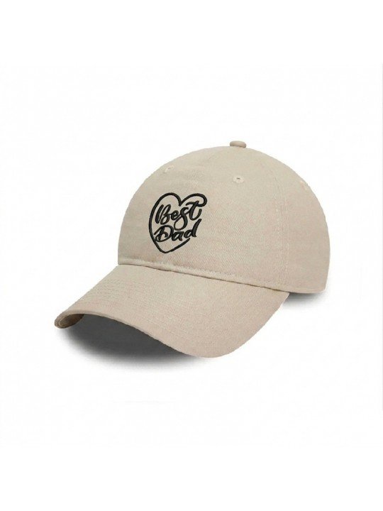 Top Hats BEST DAD Embroidered Cap | Adjustable Soft Crown Hat