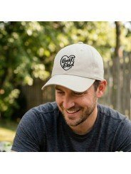 Gorra Bordada BEST DAD de Top Hats | Gorra Ajustable de Corona Blanda