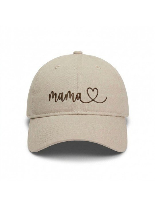 Top Hats MAMA & HEART Embroidered Cap | Adjustable Hat for Moms