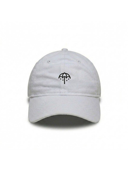 Gorra Bordada Paraguas Minimalista de Top Hats | Gorra Casual Ajustable