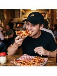 Gorra Bordada PIZZA de Top Hats | Gorra Casual Ajustable