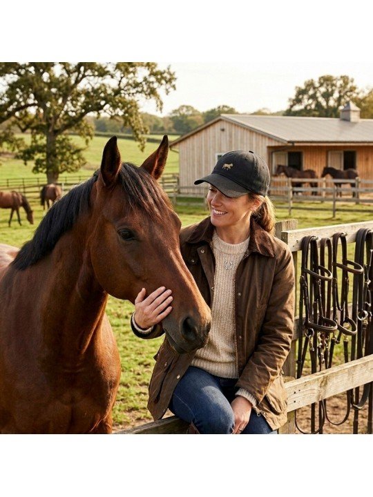 Gorra bordada caballo | Estilo, fuerza y elegancia | Venta online