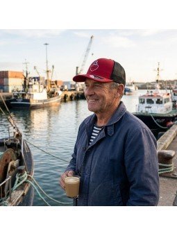 Gorra de Rejilla Corazón y Ancla | Ajustable y Transpirable