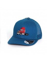 Gorra de Rejilla con Camión Americano Bordado | Trucker Top Hats