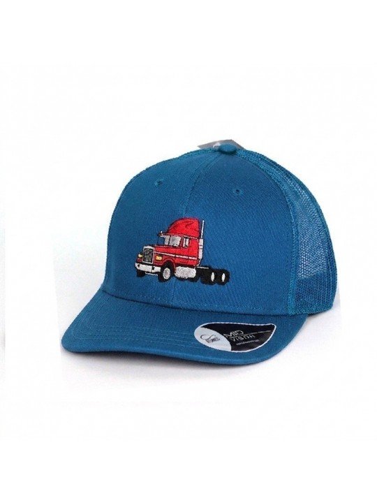 Gorra de Rejilla con Camión Americano Bordado | Trucker Top Hats
