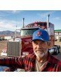 Gorra de Rejilla con Camión Americano Bordado | Trucker Top Hats