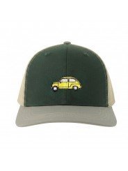Gorra Trucker con Coche Clásico Bordado | Estilo Vintage y Rejilla