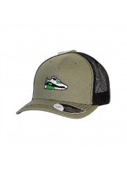 Mesh Cap with Embroidered Sneakers | Streetwear Style | Top Hats